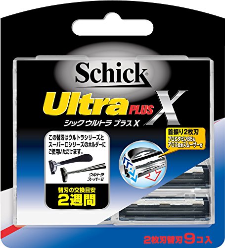 ウルトラプラスＸ替刃（９コ入） 容量9個 シック(Schick) 男性用カミソリ