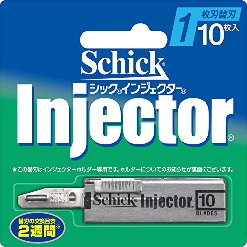 インジェクター替刃１０枚入 容量10枚 シック(Schick) 男性用カミソリ