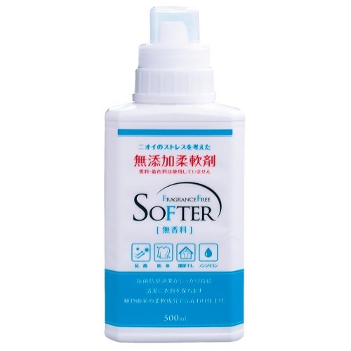 無添加柔軟剤 本体 500ml 容量500ML カネヨ石鹸 柔軟剤