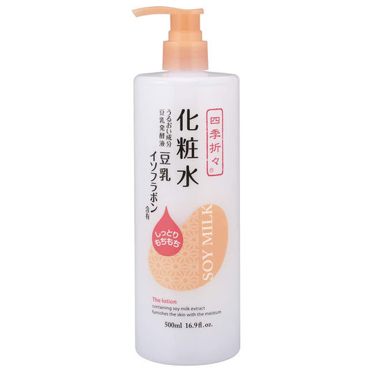 四季折々　豆乳イソフラボン　化粧水 容量500ML 熊野油脂 化粧水・ローション