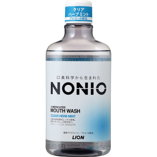ＮＯＮＩＯマウスウォッシュ　クリアハーブミント　６００ＭＬ 容量600ML ライオン マウスウォッシュ