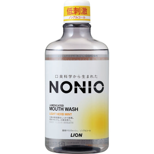 ＮＯＮＩＯマウスウォッシュ　ノンアルコール　ライトハーブミント　６００ＭＬ 容量600ML マウスウォッシュ