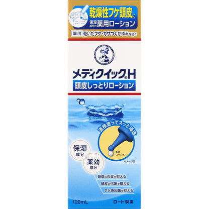 メディクイックＨ　頭皮しっとりローション　１２０ｍＬ 容量120ML ロート製薬 美容液