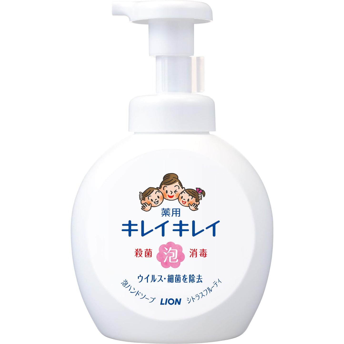 キレイキレイ薬用泡ハンドソープ　本体大型サイズ　シトラスフルーティの香り 容量500ML ハンドソープ