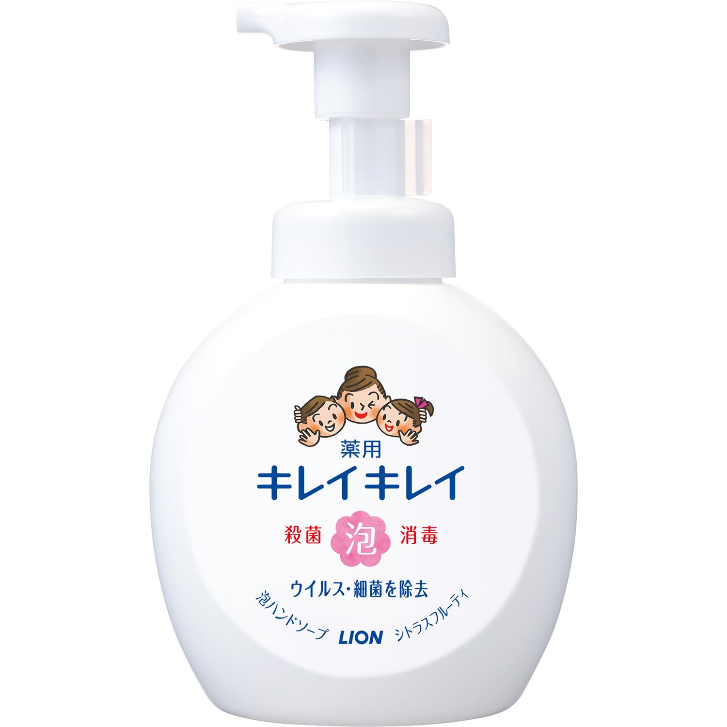 キレイキレイ薬用泡ハンドソープ　本体大型サイズ　シトラスフルーティの香り 容量500ML ハンドソープ