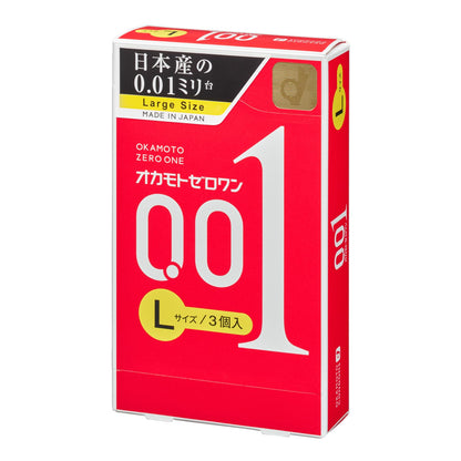 オカモトゼロワンＬサイズ 容量3個×12点セット オカモト コンドーム
