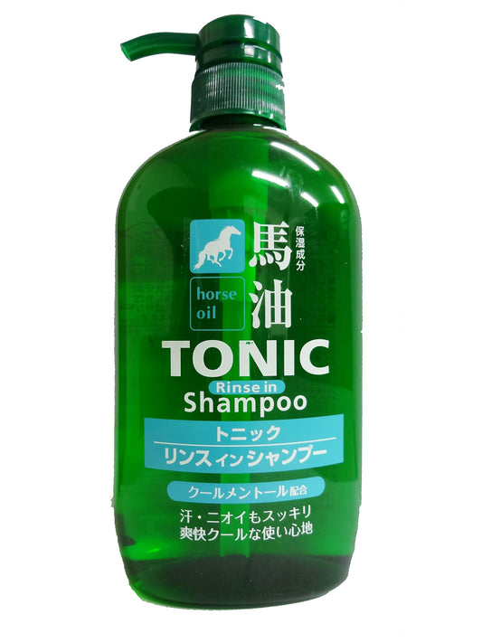 馬油トニックリンスインシャンプー 容量600ML コスメステーション シャンプー