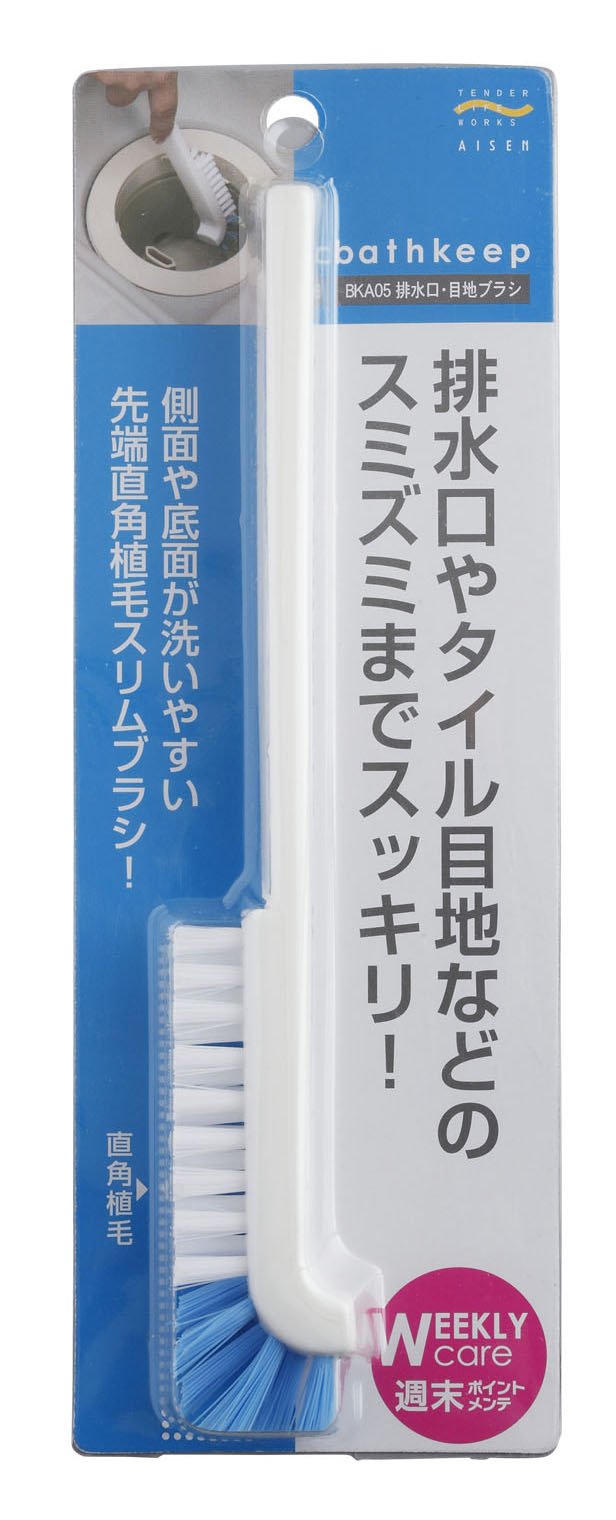 ＢＫＡ０５排水口・目地ブラシ 容量1個 アイセン 掃除用品