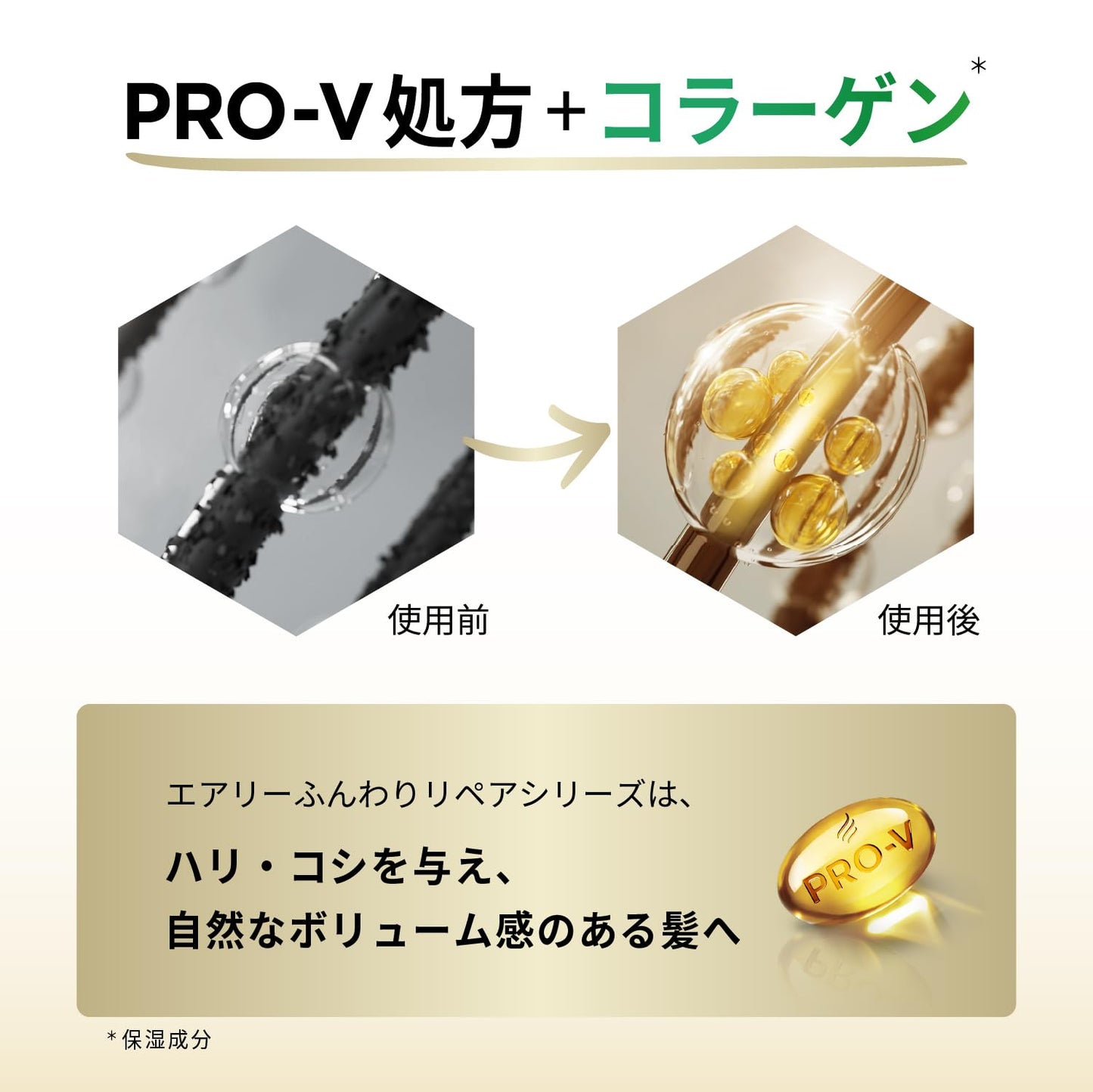 パンテーン　エアリーふんわりリペア　インテンシブウ゛ィタミルク 容量125MLＰ＆Ｇ ヘアトリートメント
