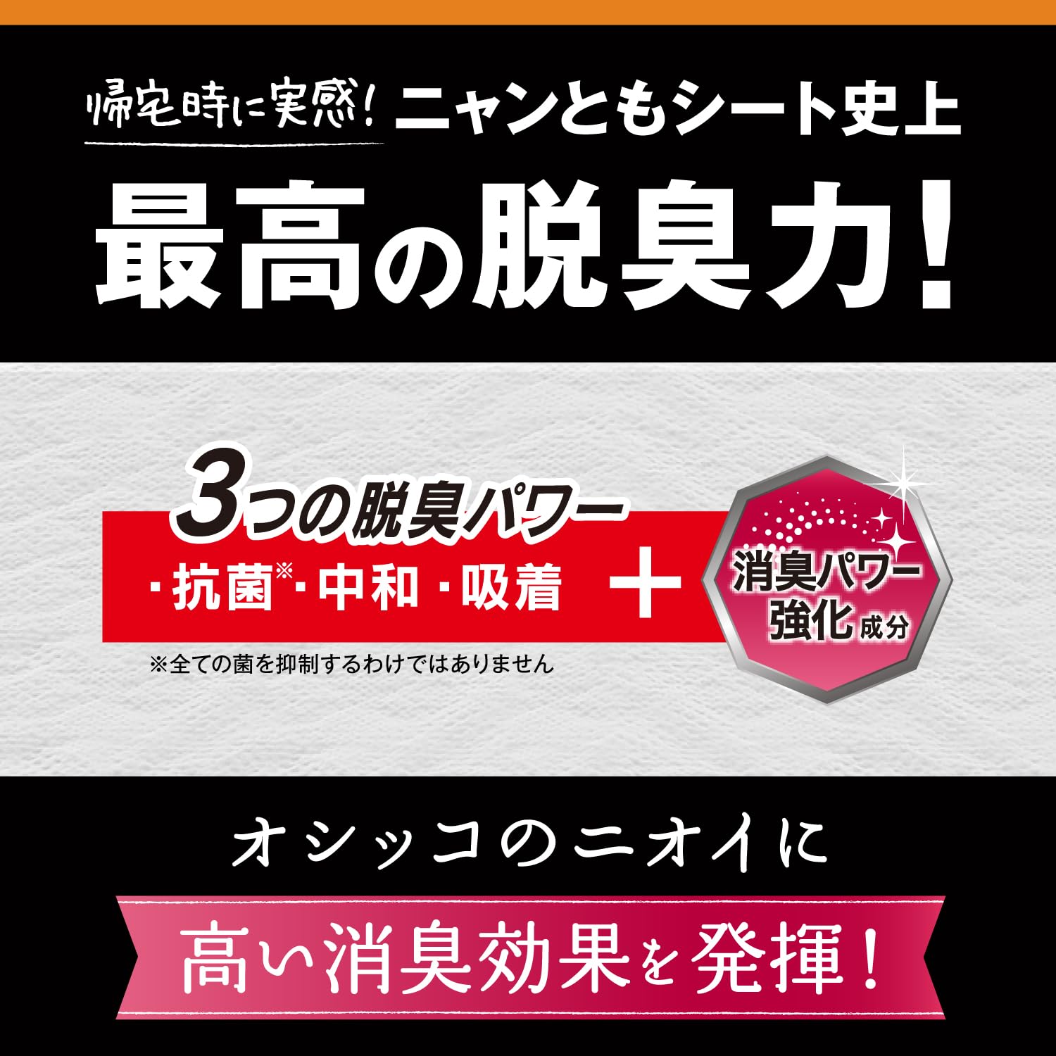 ニャンとも清潔トイレ　脱臭・抗菌シート　超快デオプレミアム　１２枚 容量12ﾏｲエステー ペット用品