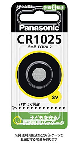 ＣＲ－１０２５　リチウムコイン電池１０２５ 容量1個 パナソニック 乾電池