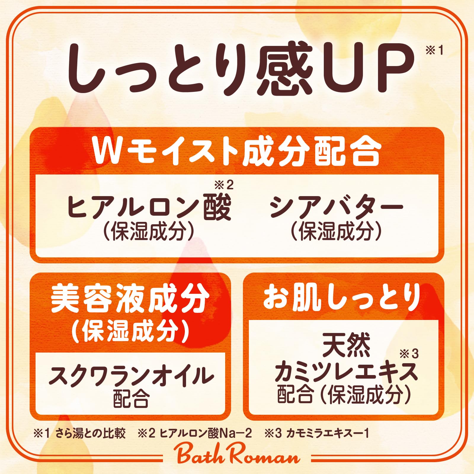 バスロマン　スキンケア　シアバター＆ヒアルロン酸 容量600G アース製薬 入浴剤