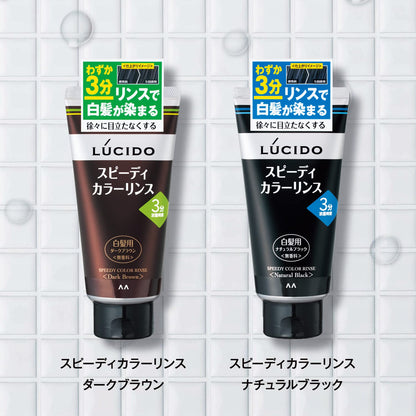 ルシード　スピーディカラーリンス　ダークブラウン 容量160G マンダム ヘアカラー