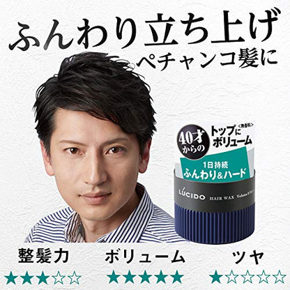 ルシード　ヘアワックス　ボリューム＆ハード 容量80G マンダム スタイリング