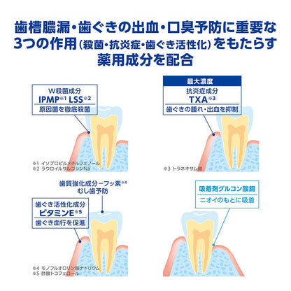 デントヘルス薬用ハミガキ　口臭ブロック　８５ｇ 容量85G ライオン 歯磨き