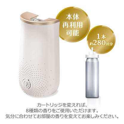 消臭センサー＆スプレー リフレッシュスプリング本体 容量18ML ジョンソン 芳香剤・部屋用