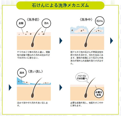 メンズシャボンソープシャンプーつめかえ 容量420ML シャボン玉販売 化粧品
