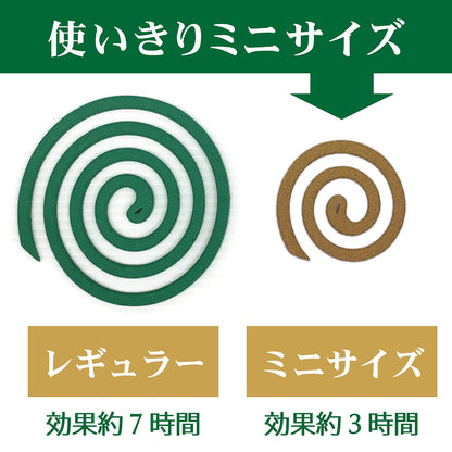 天然除虫菊金鳥の渦巻ミニサイズ 20巻 容量20個 大日本除虫菊（金鳥） 殺虫剤・ハエ・蚊