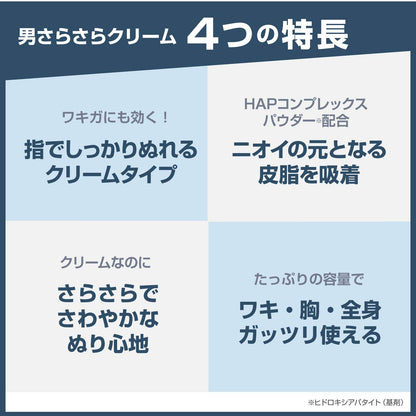 デオナチュレ 男さらさらクリーム 45g 容量45G シービック 制汗剤・デオドラント
