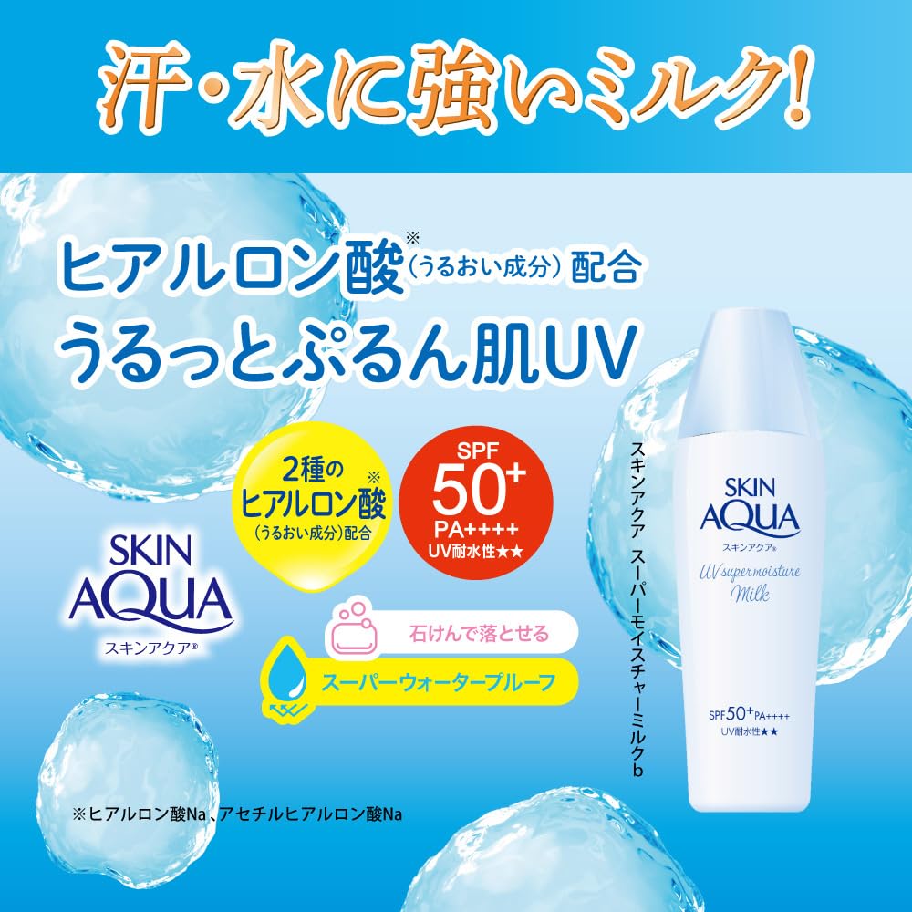 スキンアクア スーパーモイスチャーミルク 40ml 容量40ML ロート製薬 ＵＶ・日焼け止め
