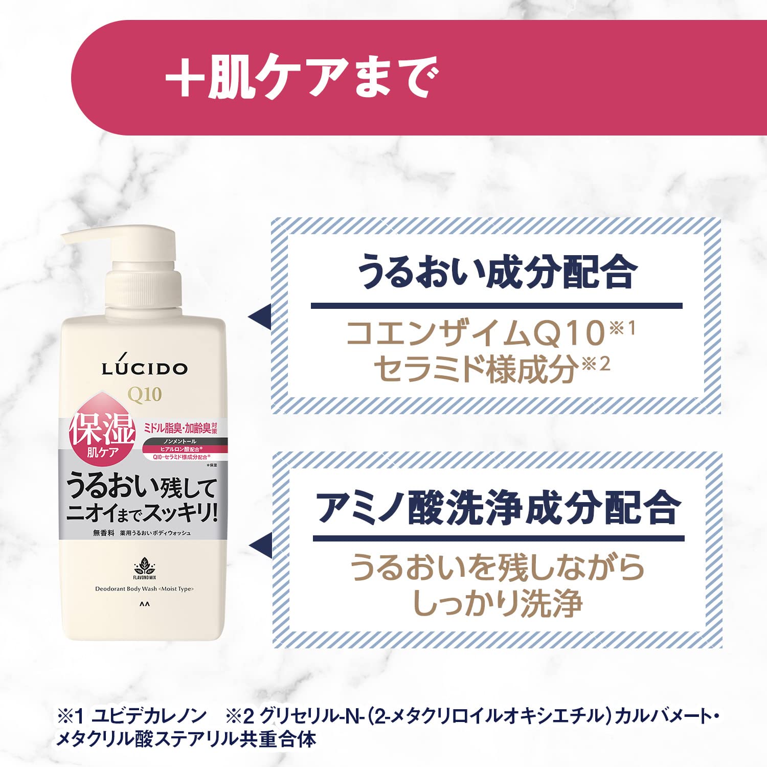 ルシード薬用デオドラントボディウォッシュうるおいタイプ 医薬部外品 容量450ML マンダム