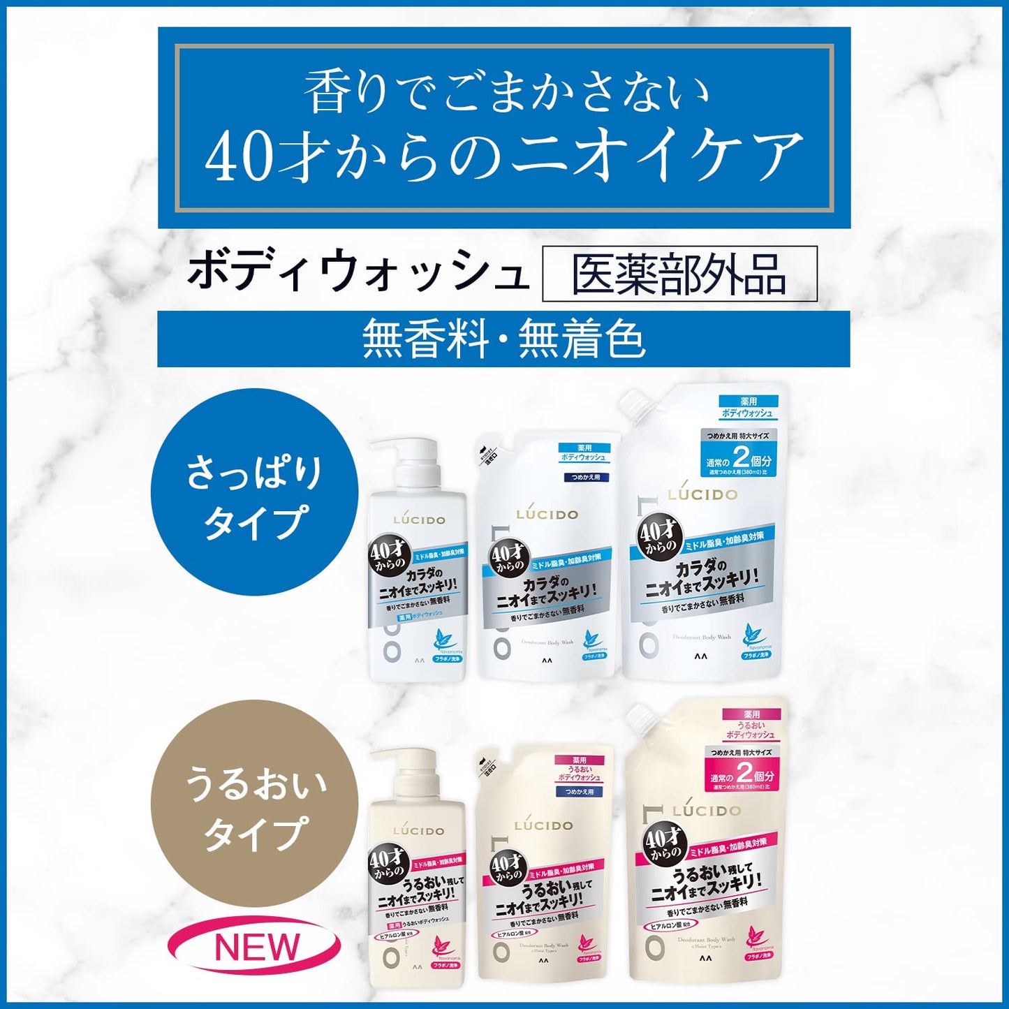 ルシード薬用デオドラントボディウォッシュうるおいタイプ 医薬部外品 容量450ML マンダム