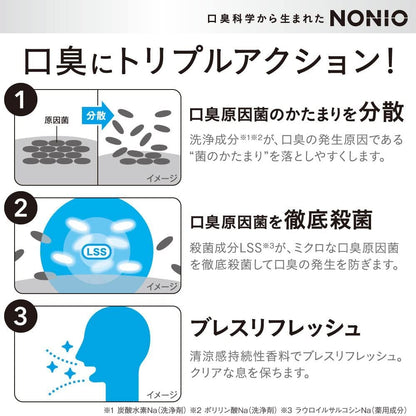 NONIOプラス ホワイトニングハミガキ 130g 容量130G ライオン 歯磨き