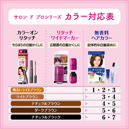 サロンドプロ リタッチワイドマーカー ＜ナチュラルブラウン＞ 容量20ML ダリヤ