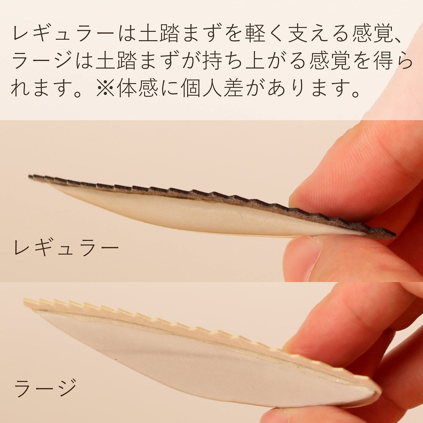 フットソリューションアーチクッションラージベージュ 容量1ｺ コロンブス シューケア