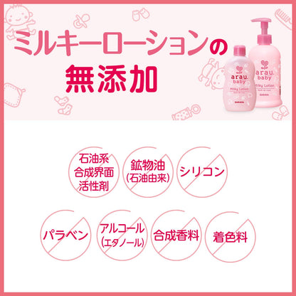 アラウベビー ミルキーローション300ML 容量300ML サラヤ ベビー用品