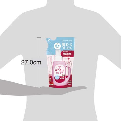 アラウベビー 洗たくせっけん無香タイプ詰替720ML 容量720ML サラヤ 衣料用洗剤・自然派