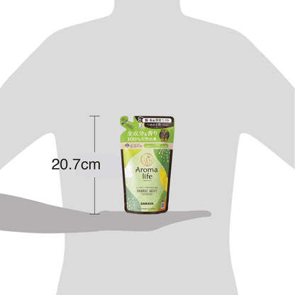 アロマライフ ファブリックミスト リラックスシトラス詰替270ML 容量270ML サラヤ 芳香剤