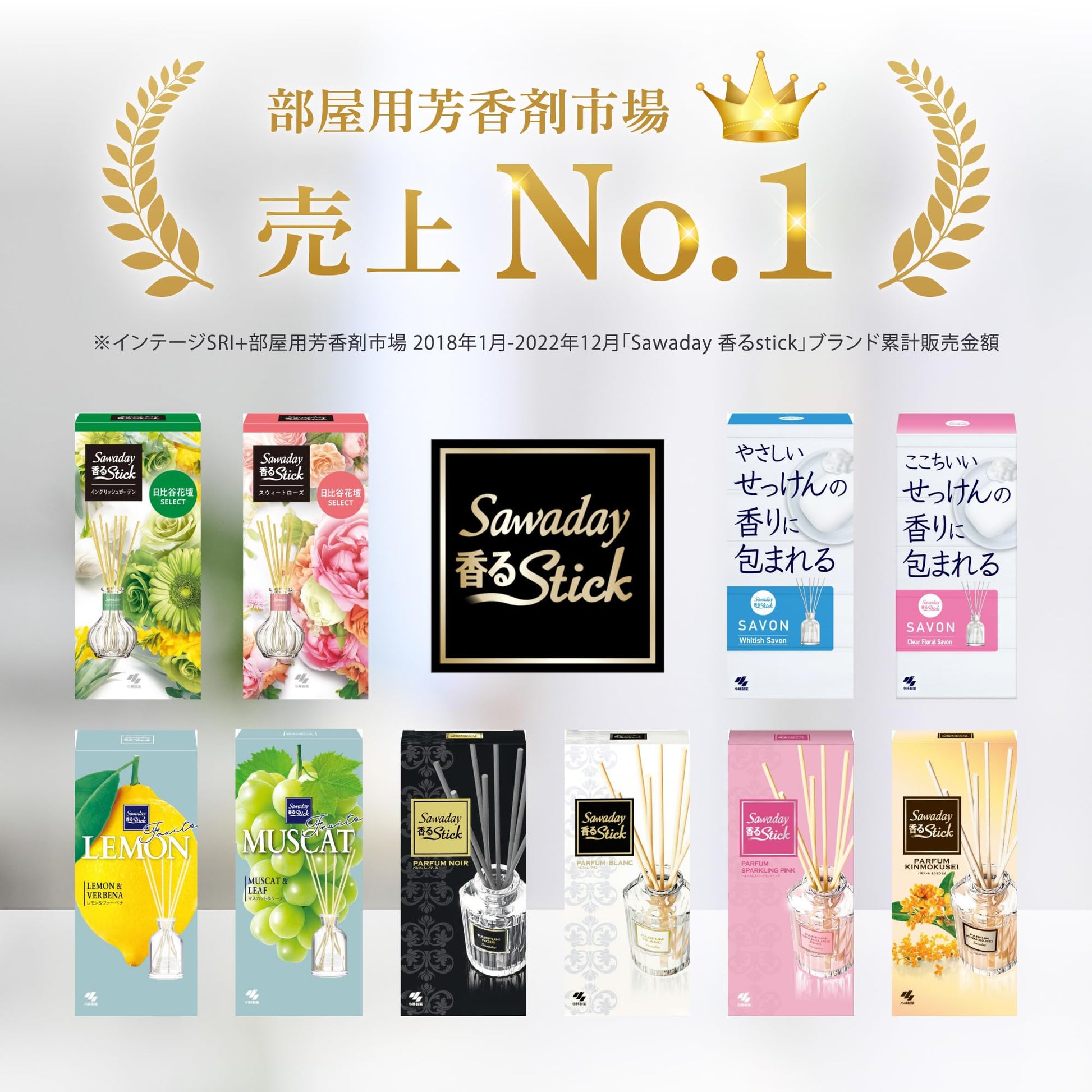 SAWADAY香るSTICKグランパルファムつめ替パルファムブラン容量140ML小林製薬芳香剤・部屋用