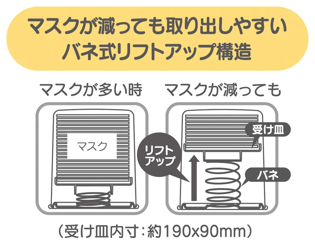 マスクストッカーPOOH MKST1 容量1個 トイレタリージャパン インテリア