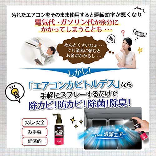 エアコンカビトルデス車用 80ml 容量80ML ＵＹＥＫＩ カー用品・洗剤・クリーナー