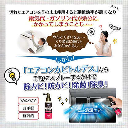 エアコンカビトルデス車用 80ml 容量80ML ＵＹＥＫＩ カー用品・洗剤・クリーナー