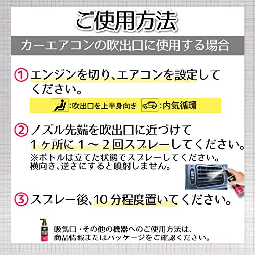 エアコンカビトルデス車用 80ml 容量80ML ＵＹＥＫＩ カー用品・洗剤・クリーナー