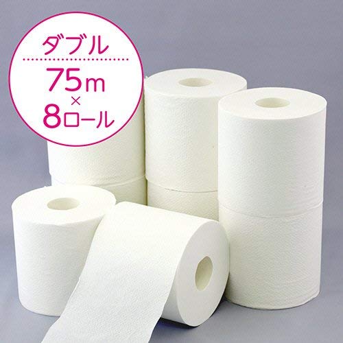 スコッティ フラワーパック 3倍長持ち 8ロール（ダブル）容量8コ日本製紙クレシアトイレットペーパー