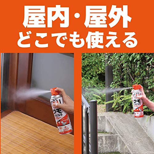 クモがいなくなるスプレー４５０ＭＬ 容量450ML 大日本除虫菊（金鳥） 殺虫剤・クモ