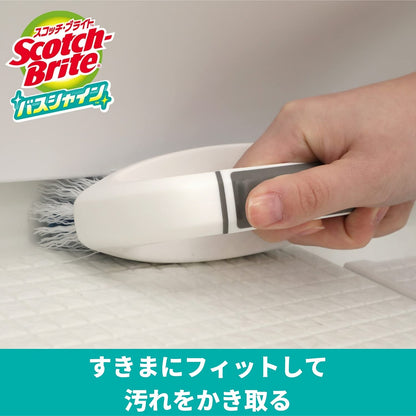 スコツチ・ブライト　バスシャイン　コンパクトブラシ　Ｂ－４９２Ｊ 容量1ｺ掃除用品