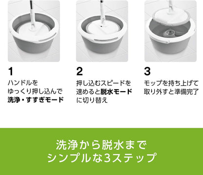 スコッチブライト　マイクロファイバースピンモップ取り換えクロス 容量1ﾏｲ掃除用品・モップ