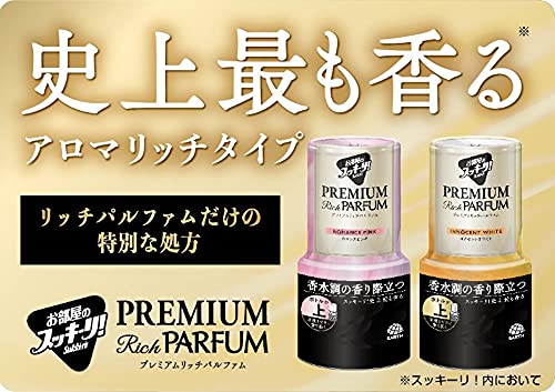 お部屋のスッキーリ！　プレミアムリッチパルファム　イノセントホワイト 容量400ML芳香剤