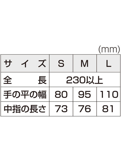 クインぴったり手袋　天然ゴム　粉なし　Ｌ　１００枚入り 容量100マイ 宇都宮製作 掃除用品