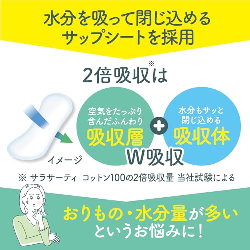 サラサーティコットン１００　２倍吸収４０個 容量40コ 小林製薬 生理用品