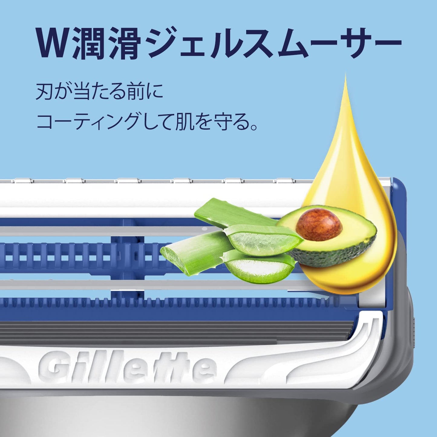 スキンガードフレックスボールマニュアルホルダー 容量1コ ジレット 男性用カミソリ
