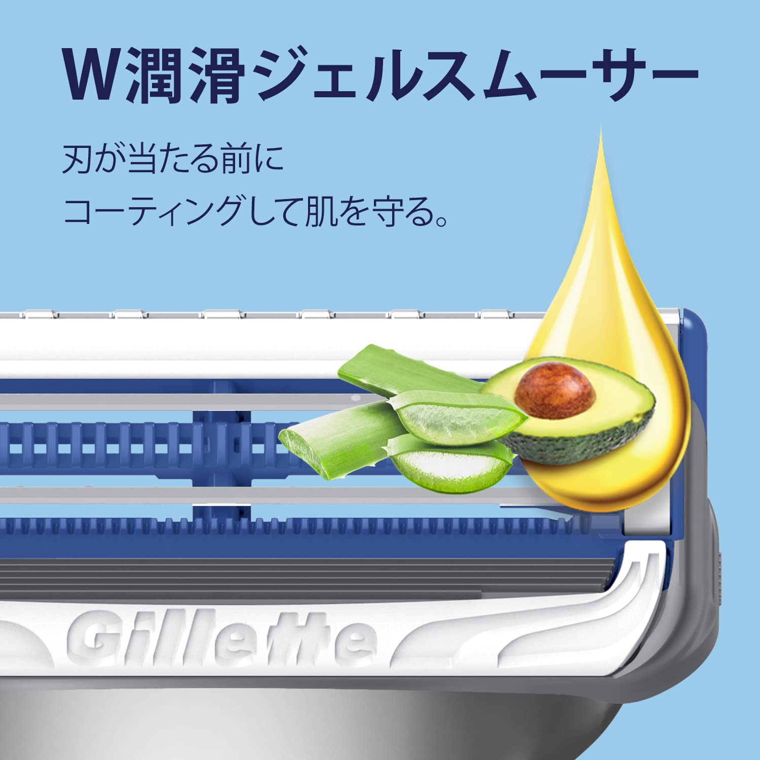 スキンガードフレックスボールマニュアルホルダー 容量1コ ジレット 男性用カミソリ