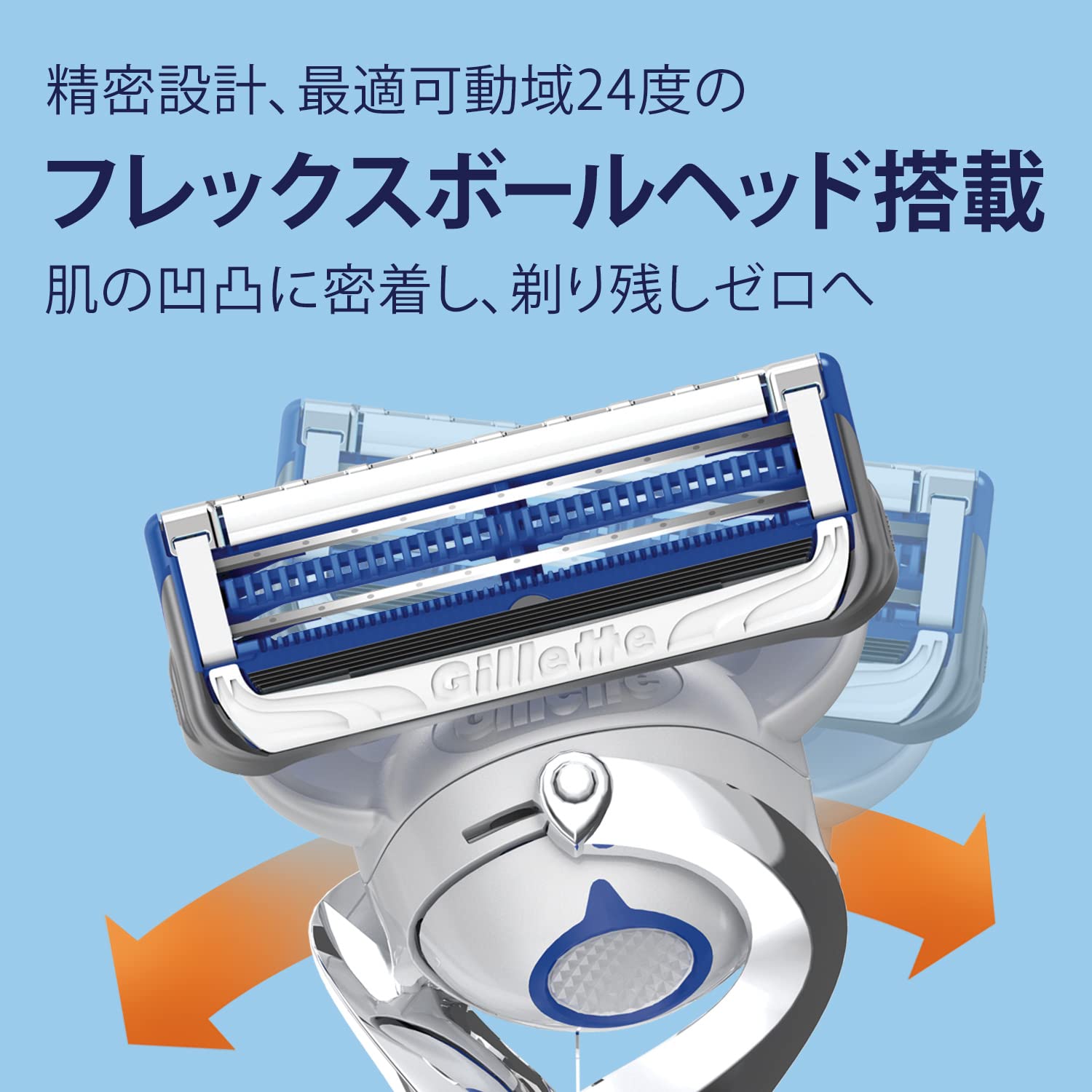 スキンガードフレックスボールマニュアルホルダー 容量1コ ジレット 男性用カミソリ