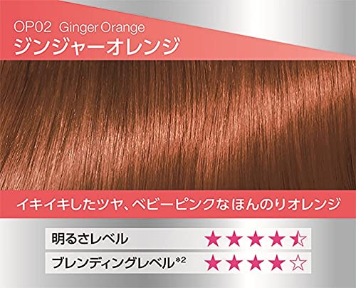 サイオス　カラージェニック　ミルキーヘアカラー　ＯＰ０２　ジンジャーオレンジ容量1コヘアカラー・白髪用