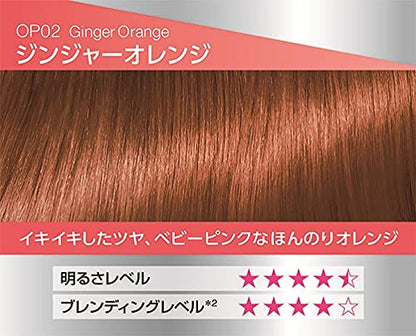 サイオス　カラージェニック　ミルキーヘアカラー　ＯＰ０２　ジンジャーオレンジ容量1コヘアカラー・白髪用