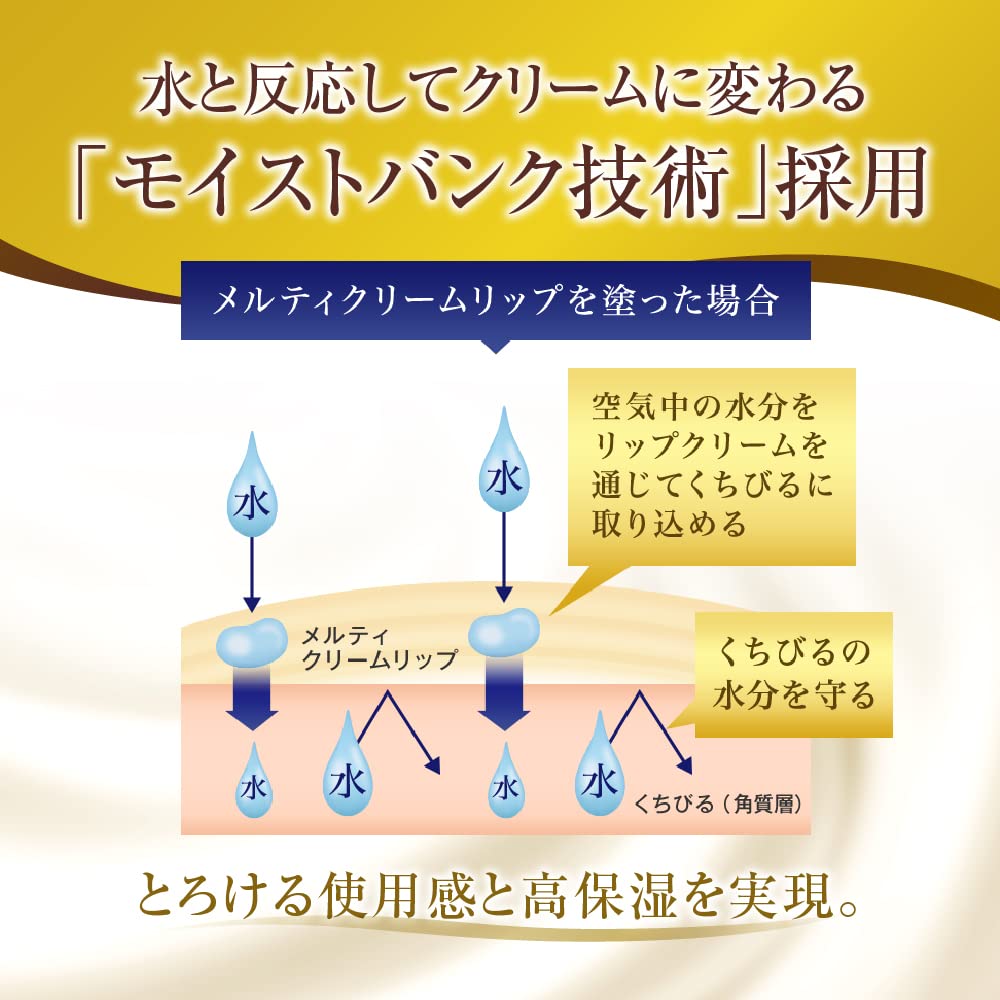 メンソレータムプレミアムメルティクリームリップ　花咲く蜂蜜の香り　２．４ｇ 容量1ｺリップクリーム